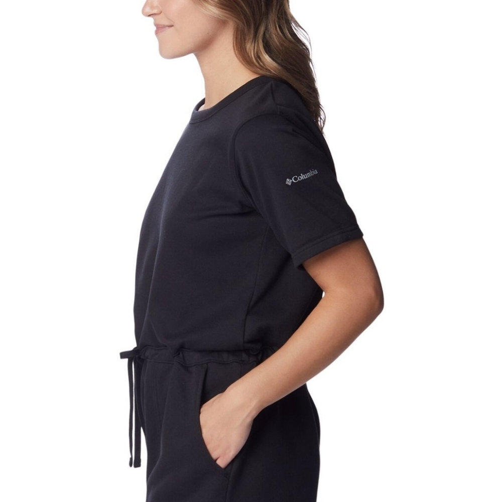 Columbia Women's Black Casual Terry Cloth Romper Sz M - Picture 5 of 6